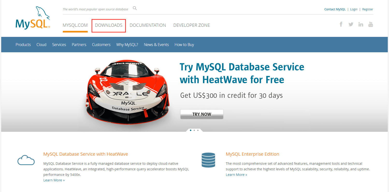 MySQL官网